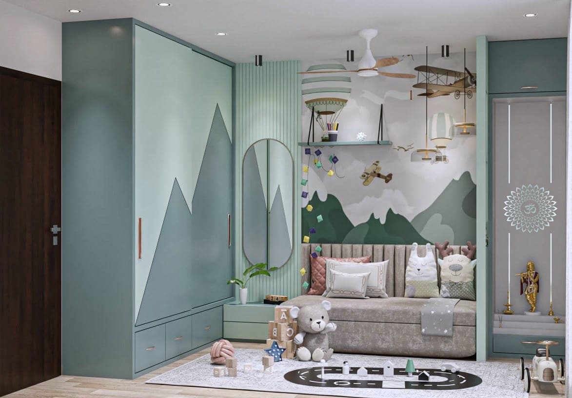 Contemporary Kids Bedroom